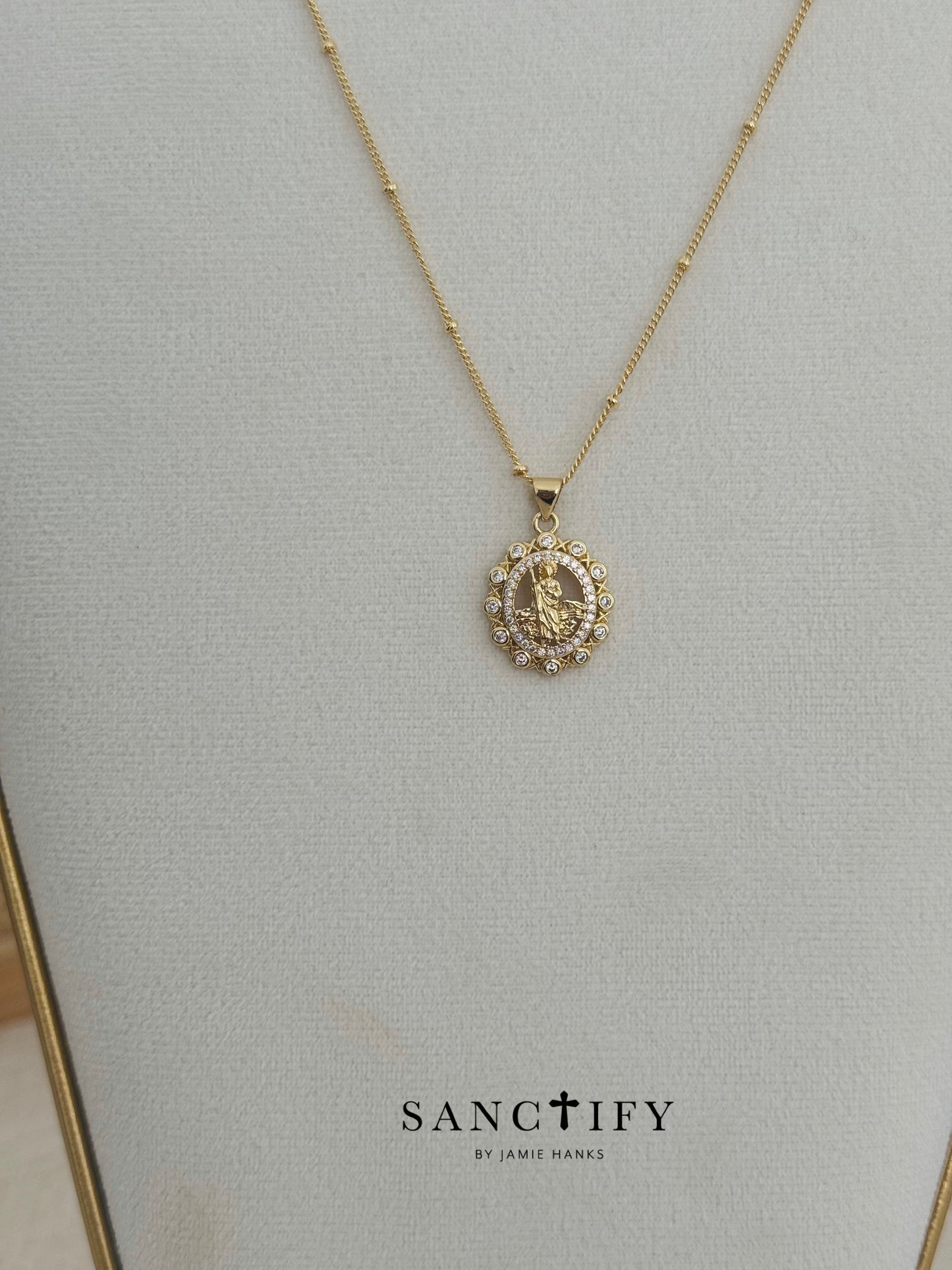 Gold St.Jude Necklace