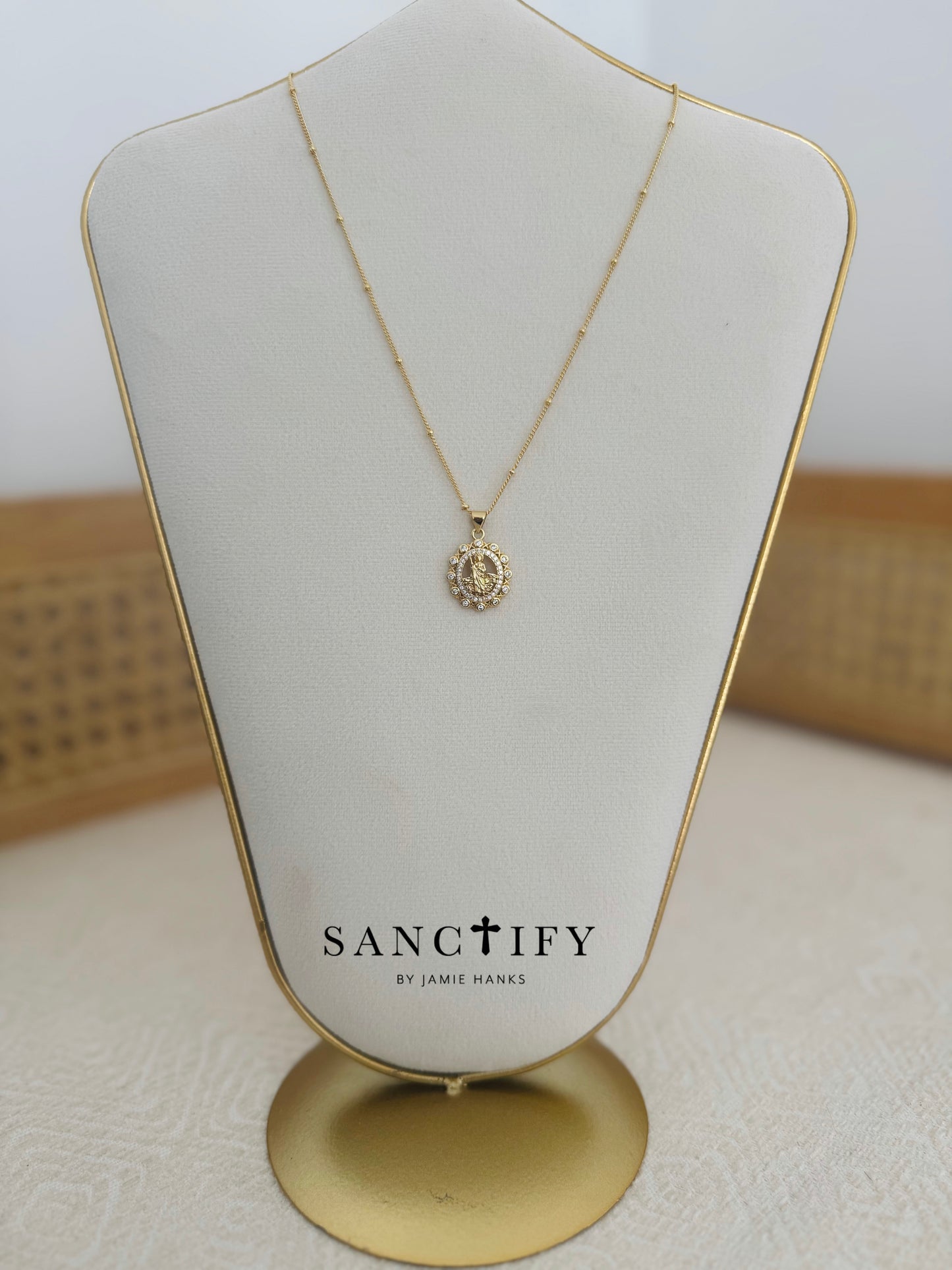 Gold St.Jude Necklace