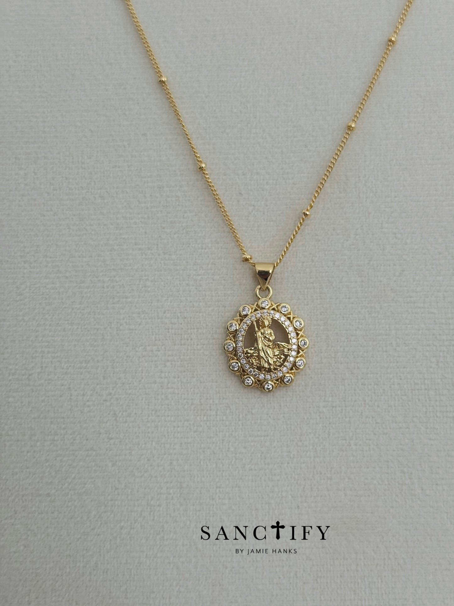 Gold St.Jude Necklace