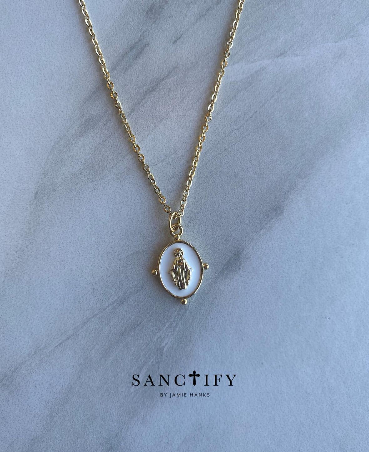 Dainty Mary Necklace