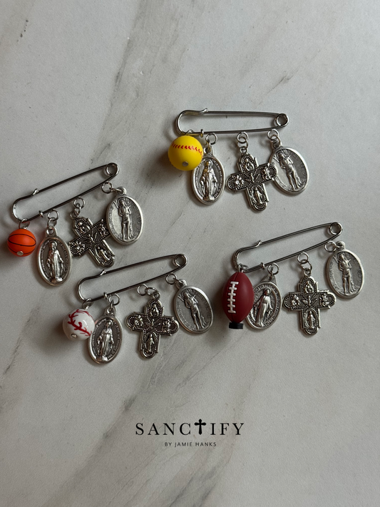 Sports Blessing Pin