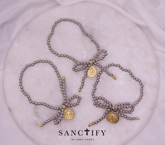 St.Benedict Bow Bracelet