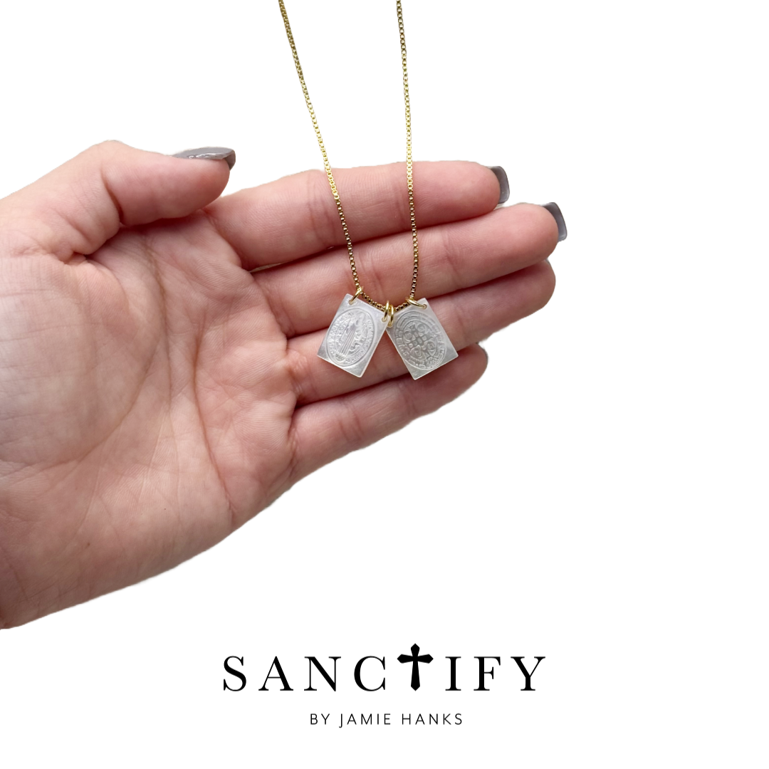 St.Benedict Scapular Necklace