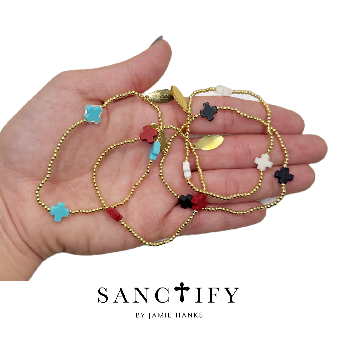 Cross Stretch Bracelet