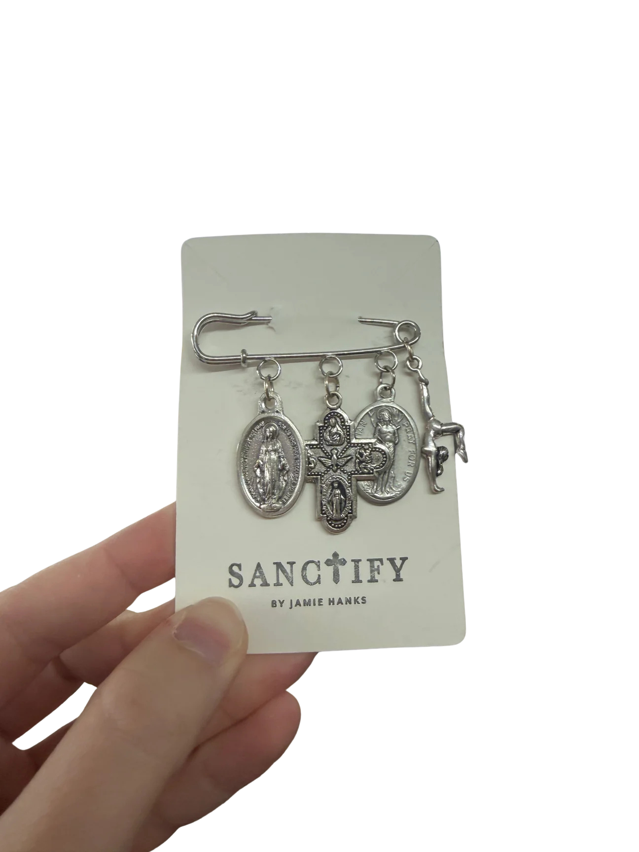 Gymnast Bag Blessing Pin