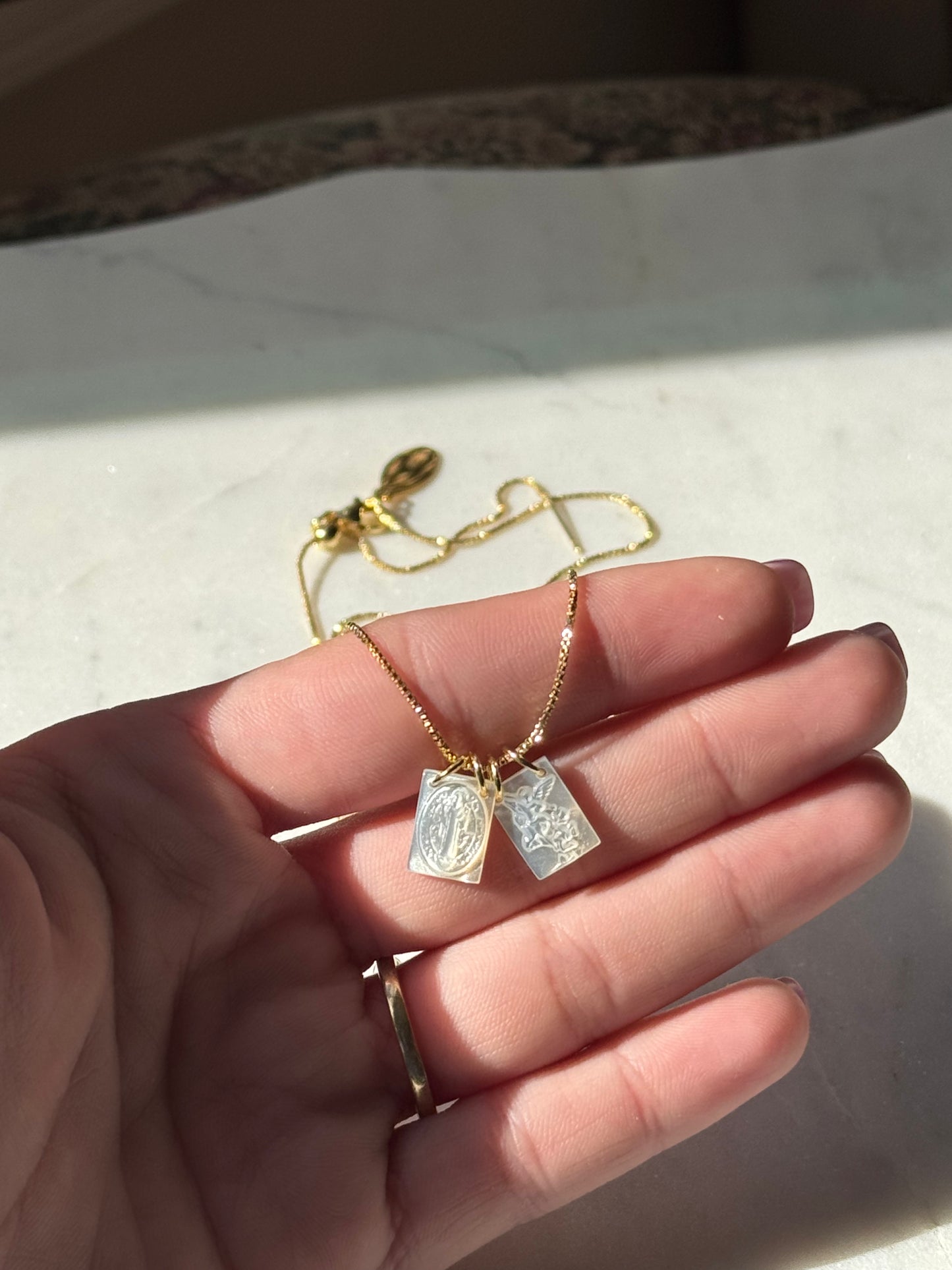 St.Benedict & St.Michael Duo Necklace