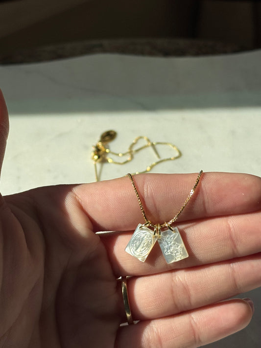 St.Benedict & St.Michael Duo Necklace