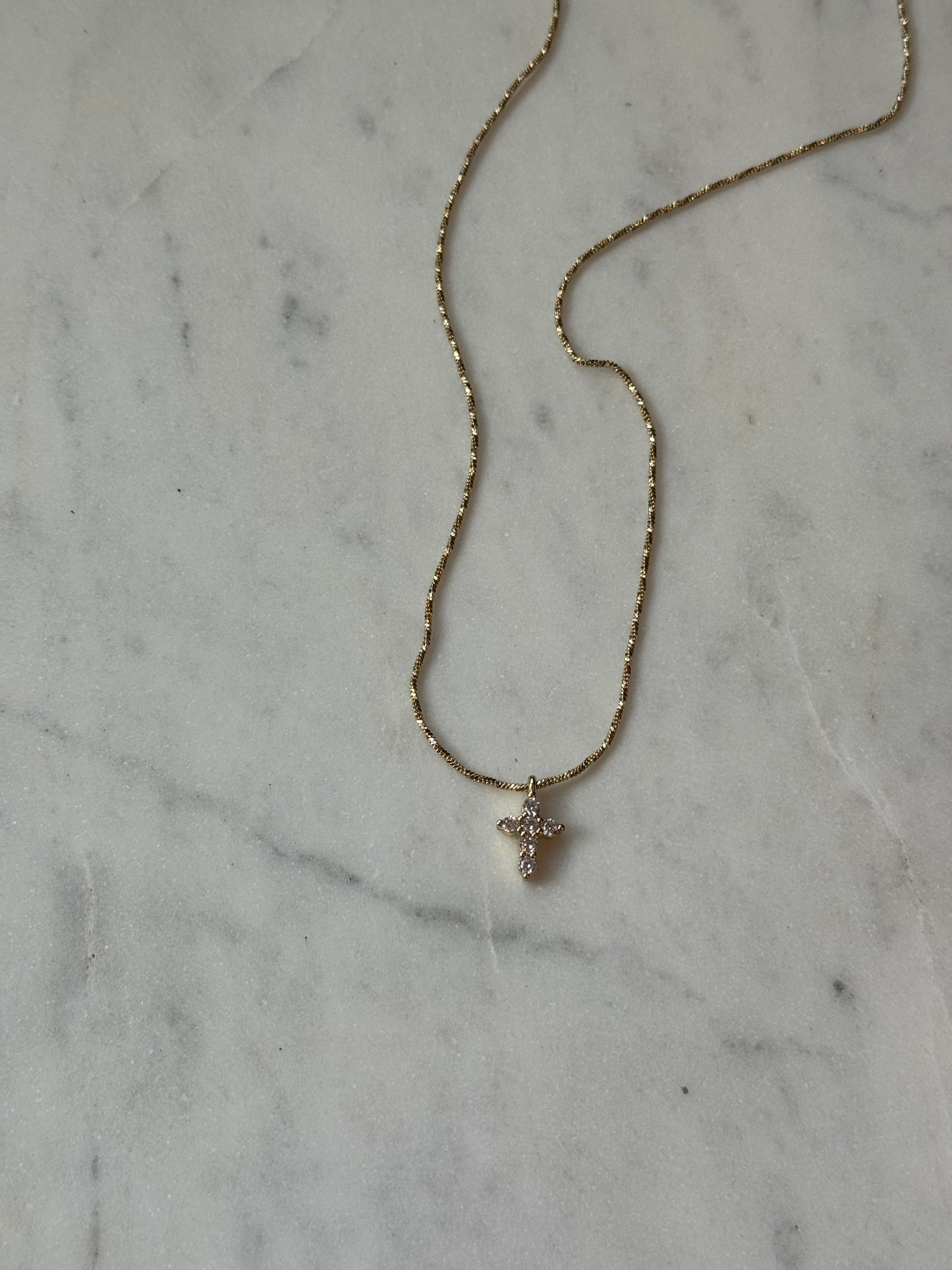 Diamond Cross Necklace