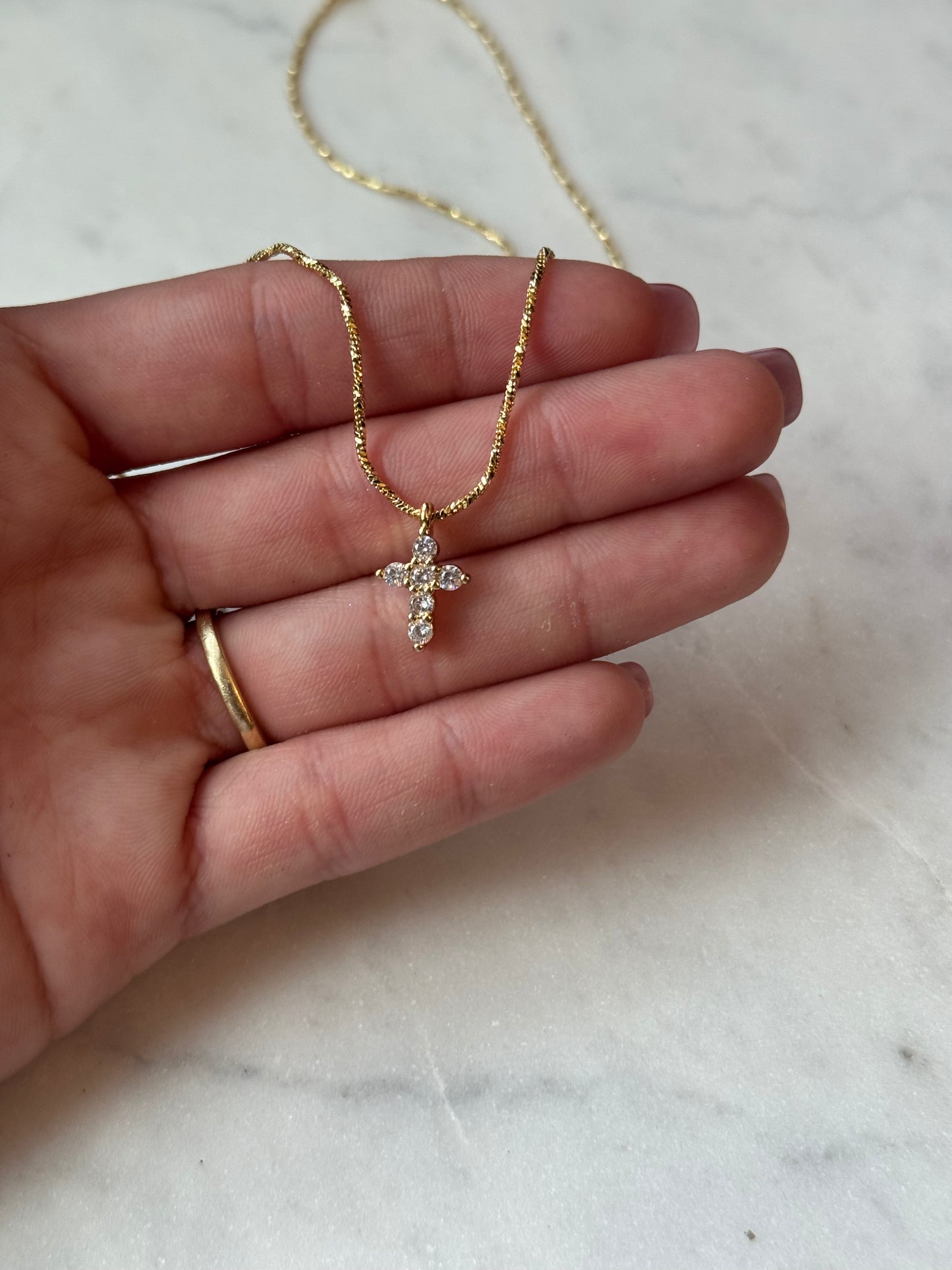 Diamond Cross Necklace