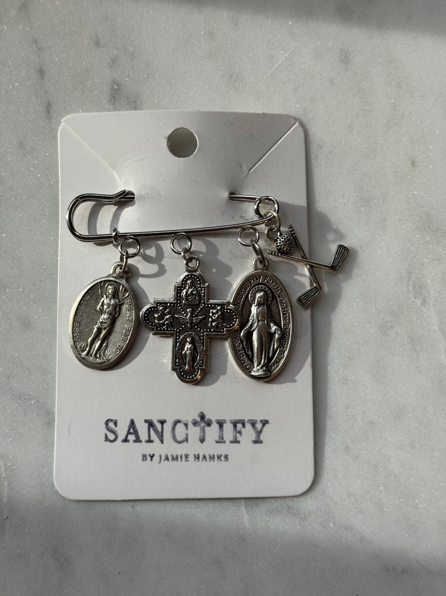 Golf Bag Blessing Pin