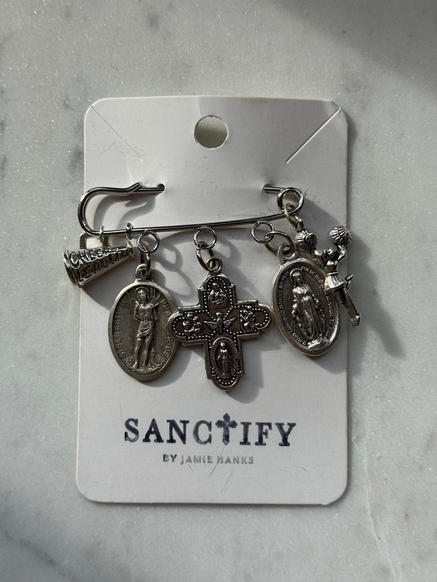 Cheerleading Bag Blessing Pin