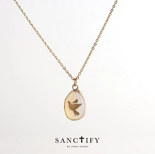 Holy Spirit Opal Necklace