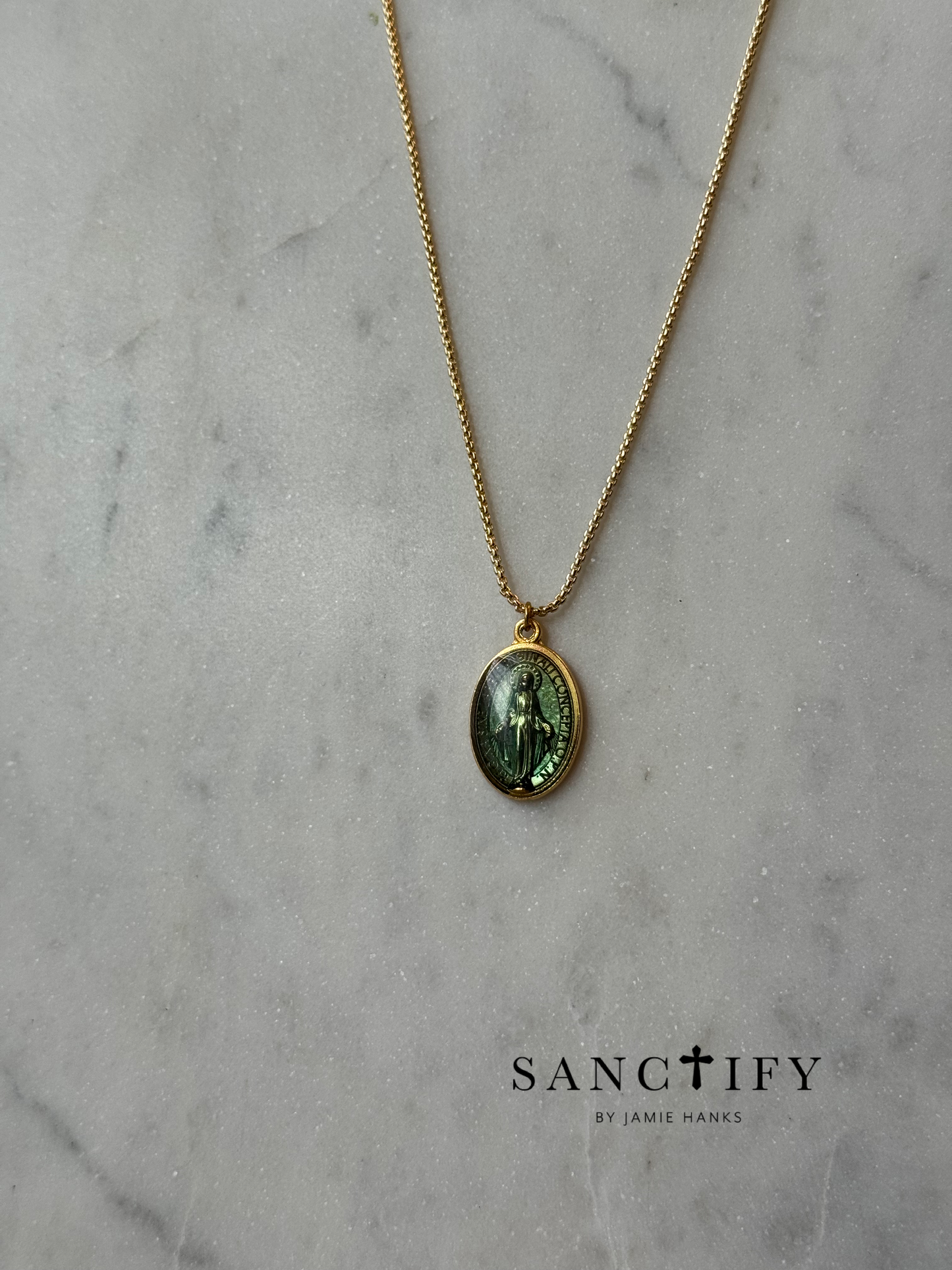 One of a kind - Blue Mary Necklace